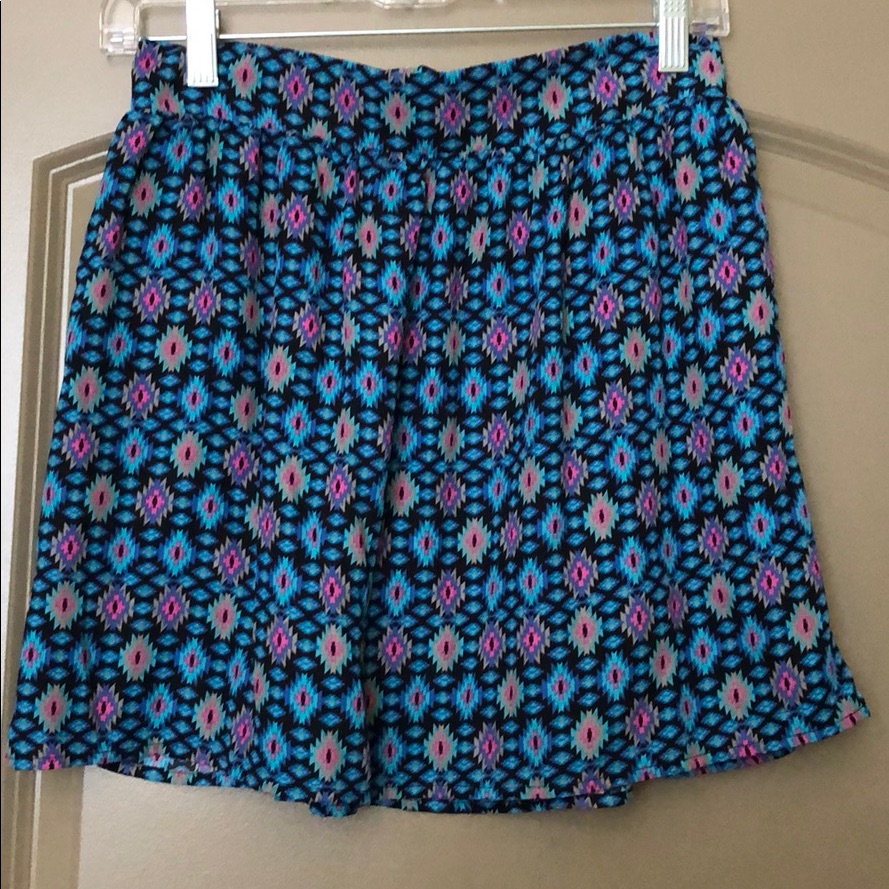 Pattern Mini Skirt